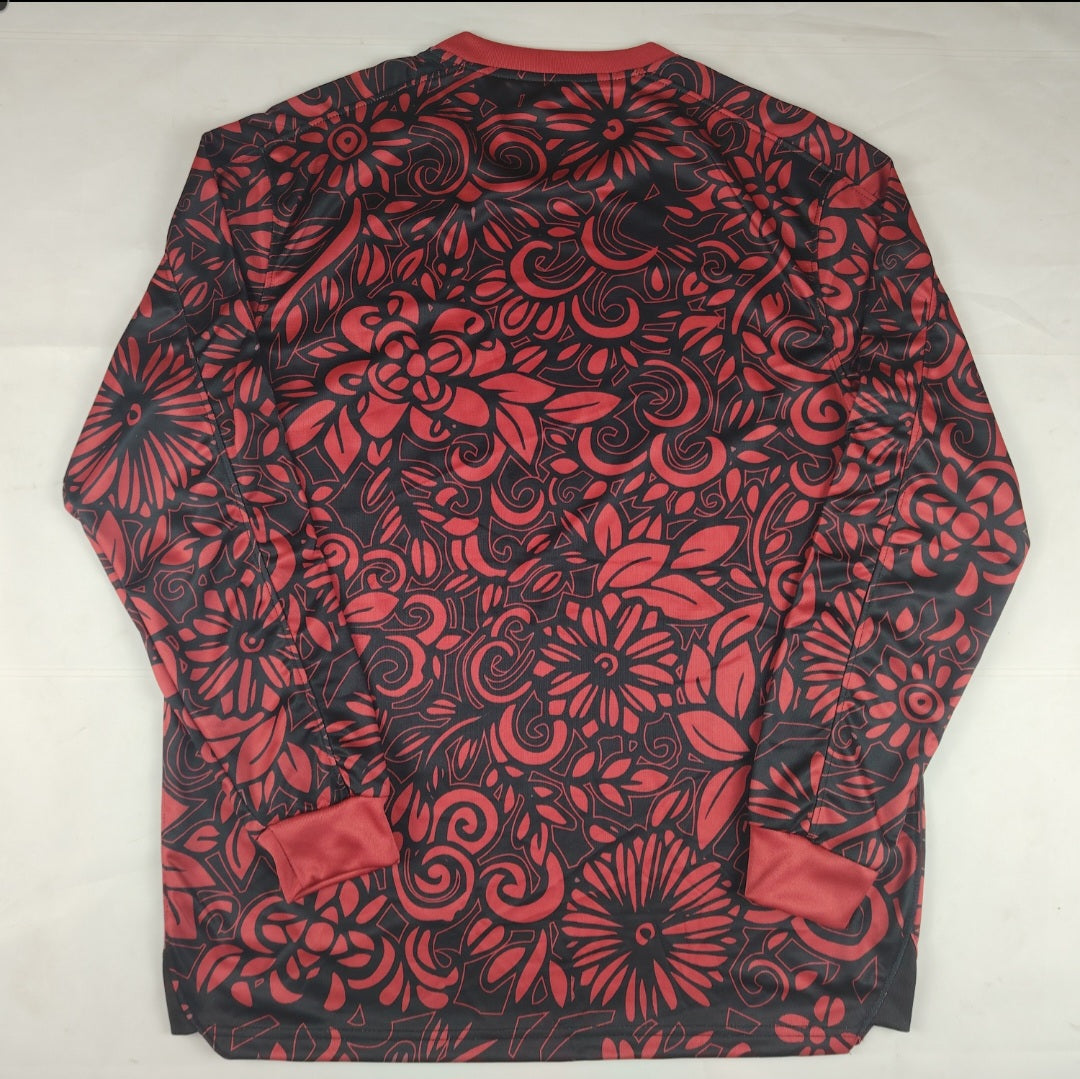 25/26 Red Floral Jersey - Full Sleeve