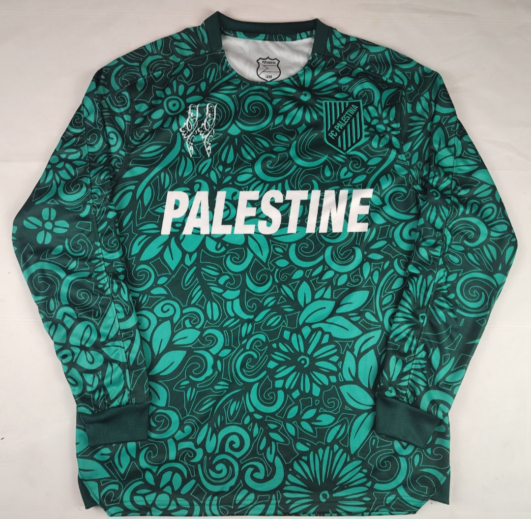25/26 Green Floral Jersey – Full Sleeve