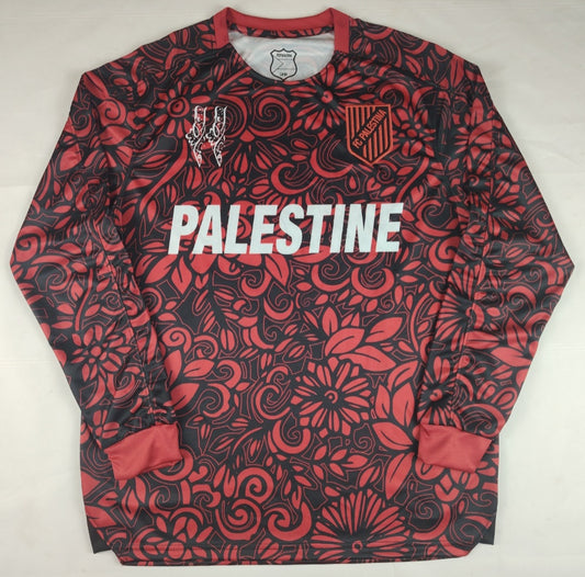 25/26 Red Floral Jersey - Full Sleeve