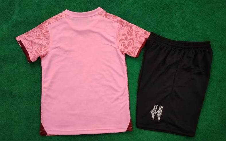 Children's Farrah Azam x FC Palestina Short Set (Pink)