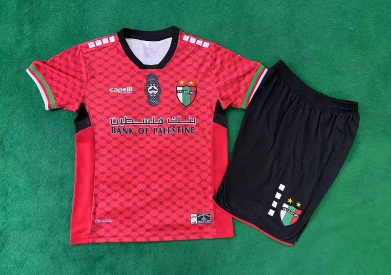 Children's Bank Of Palestine Short Set (Red)